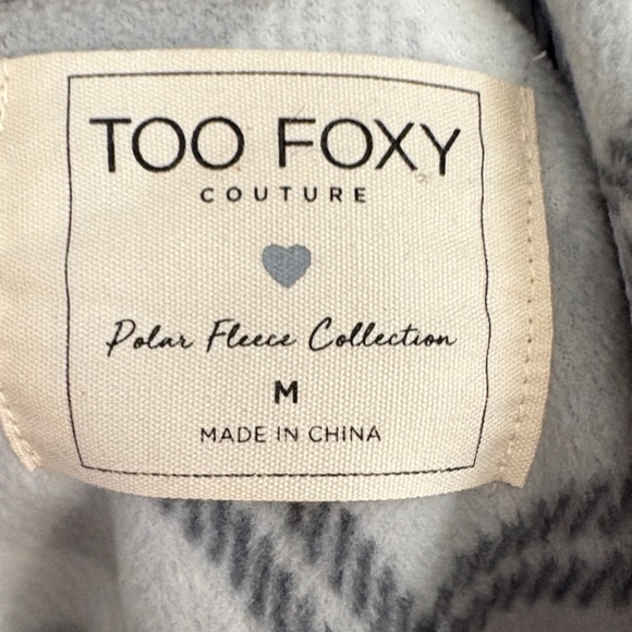 Plaid Utility Jacket in Gray and White - Picture 2 of 2